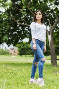 Jeans pour femmes selon la morphologie H