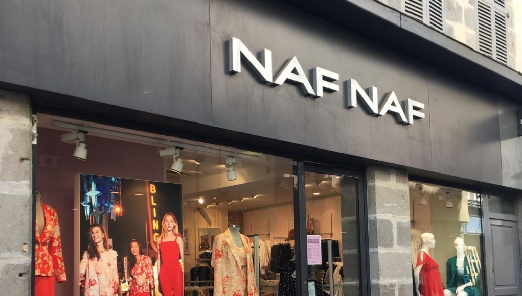 robe rouge Naf Naf